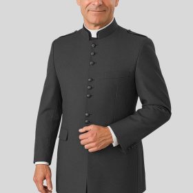 Black Sophisticated Church Suit for Men Designed for Ceremonies