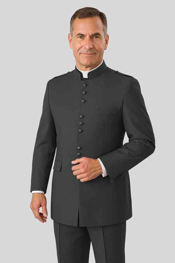 Church Suits for Mens Black Sophisticated Suit for Ceremonies