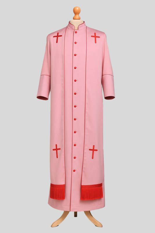 Embroidered Anti-Demonic Possession Clergy Robe - Holy Clergy