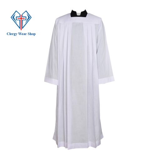 square neck clergy alb