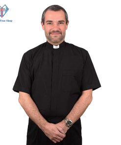 small sleeve clergy shirt