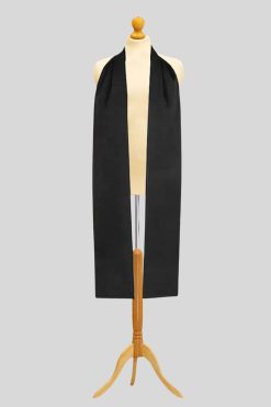 Black Clergy Tippet for Priests and Ministers