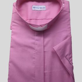 Soft Pink Tab Collar Clergy Shirt Design for Modern Ministry