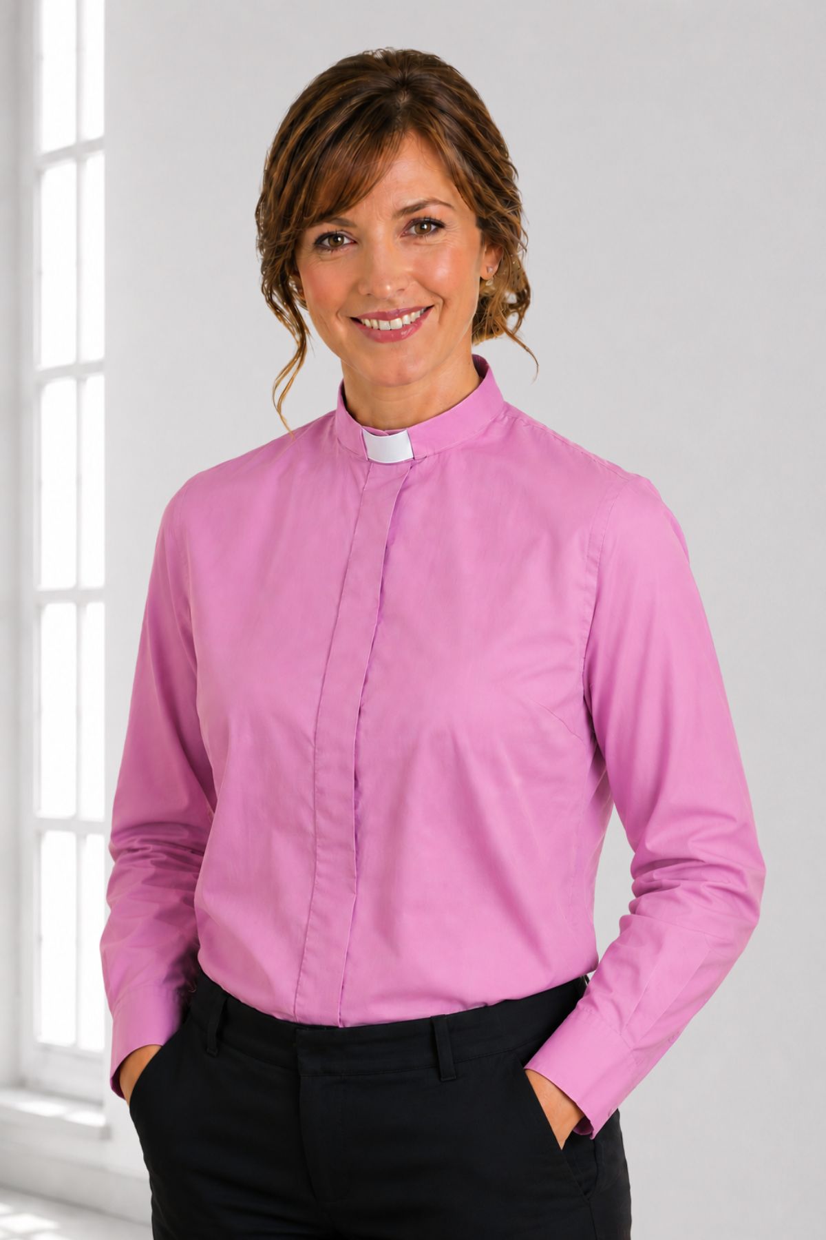 Soft Pink Tab Collar Clergy Shirt Design for Modern Ministry (4) Soft Pink Tab Collar Clergy Shirt Design for Modern Ministry