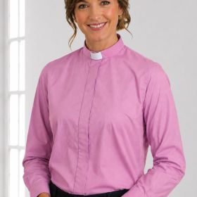Soft Pink Tab Collar Clergy Shirt Design for Modern Ministry