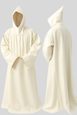Benedictine Habit White Robe for Men