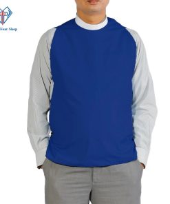 Clergy Shirt Front Blue