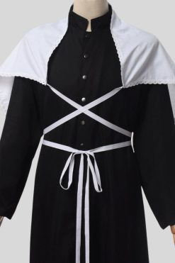 Elegant White Amice for Priestly Use During Services