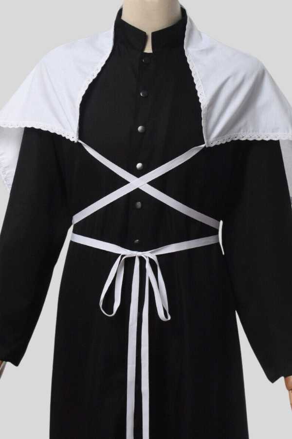 Elegant White Amice for Priestly Use During Services