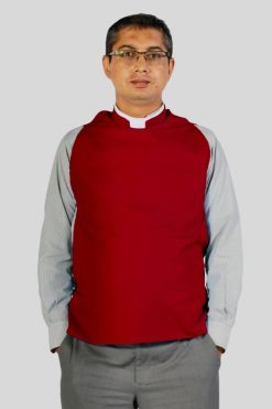 3-in-1 Front Clergy Shirt for Men with Roman Collar
