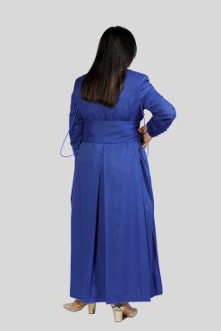 Blue Cassock Womens with 33 Button Finish