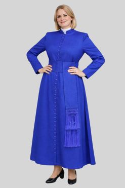 Overseer Womens Royal Blue Roman Cassock