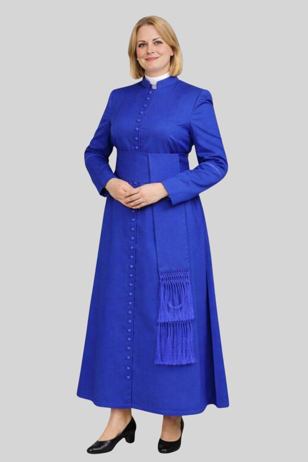 Overseer Womens Royal Blue Roman Cassock