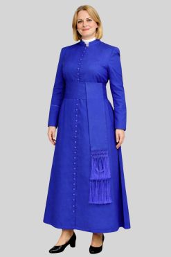 Overseer Womens Royal Blue Roman Cassock