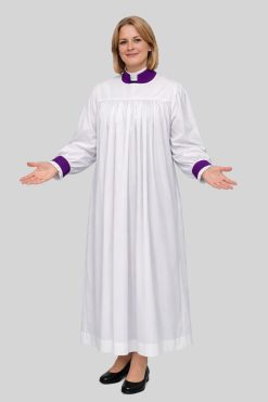 Purple Chimere for Women Tailored for Formal Use