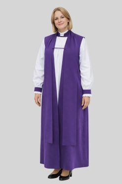 Purple Chimere for Women Tailored for Formal Use