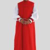 Red Chimere, Cassock & Rochet Set for Clergy - Holy Clergy
