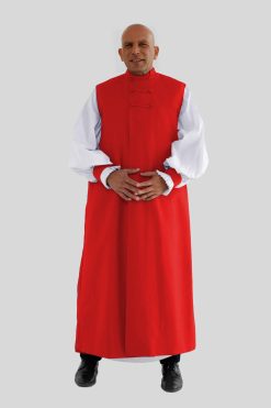 Red Chimere, Cassock & Rochet Set for Clergy - Holy Clergy