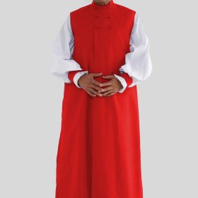 Clergy Vestment Set with 6-Button Chimere & 33-Button Roman Cassock