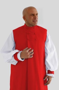 Red Chimere Cassock Rochet