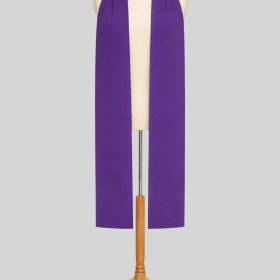 Roman Purple Bishop Tippet Preaching Scarf Style