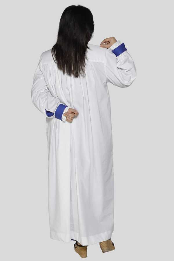 Ladies White Rochet Traditional Elegance for Sacred Ministry