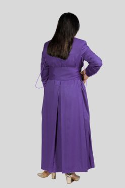 Purple Cassock for Women in Classic 33 Button Style