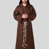 Brown Hooded Monk Robe