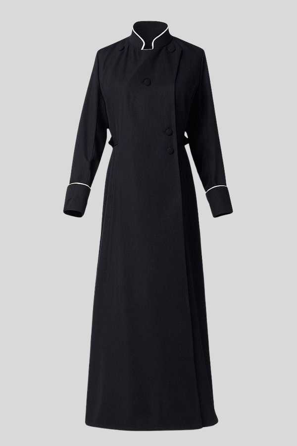 Anglican Cassock for Women in Black
