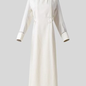 Graceful Anglican Cassock for Women - White