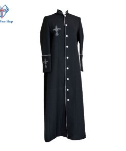 Silver Clergy Robe for Mens