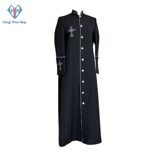 Silver Clergy Robe for Mens