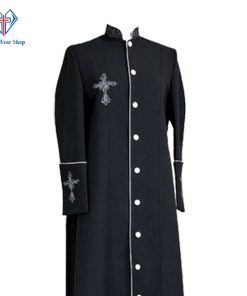 Silver Clergy Robe for Mens