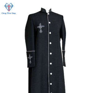 Silver Clergy Robe for Mens