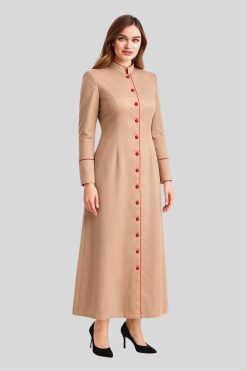 Skin Tone Clergy Robe for Women in Classic Fit