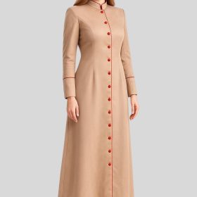 Skin Tone Clergy Robe for Women in Classic Fit