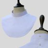 Clergy Bib White for Neat All Day Comfort
