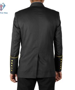 Clergy Jackets Double Breast Frock (BlackGold) (1)