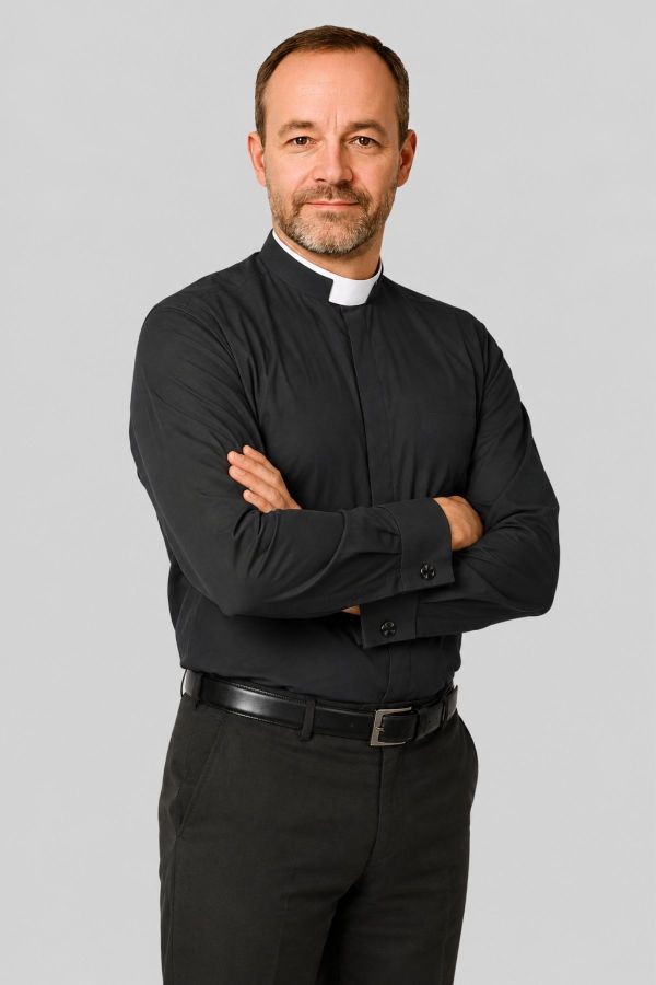 Mens Clergy Shirts for Pastor, Minister & Priest - All Colors & Sizes