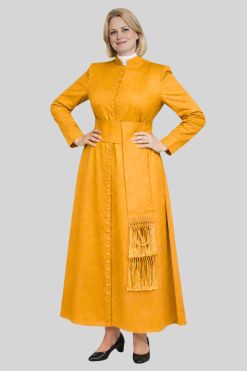 Divine Golden Women's Anglican Cassock for Holiness