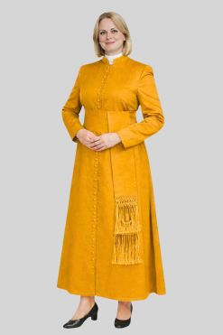 Divine Golden Women's Anglican Cassock for Holiness