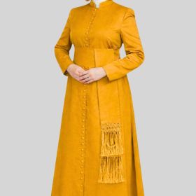 Divine Golden Women's Anglican Cassock for Holiness