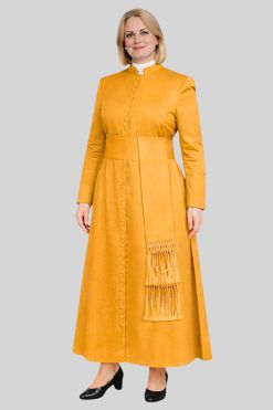 Divine Golden Women's Anglican Cassock for Holiness