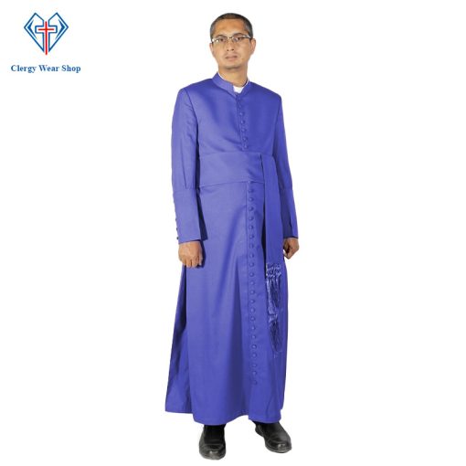 33 Button Blue Cassock