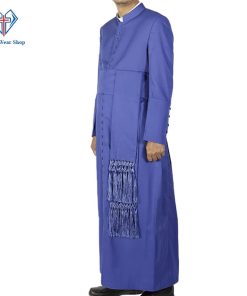 33 Button Blue Cassock For Men