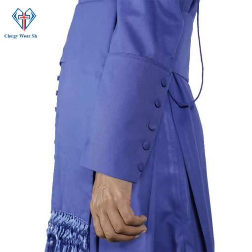 33 Button Blue Cassock For Men