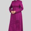 Anointed Red Purple Women's Cassock for Sacred Service