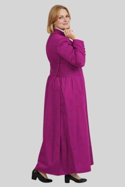 Anointed Red Purple Women's Cassock for Sacred Service