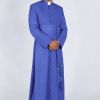 Men’s Regal Blue 33-Buttons Roman Cassock