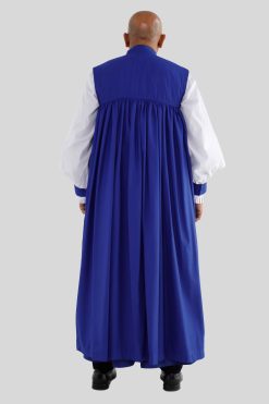 Royal Blue Chimere, Cassock & Rochet Clergy Set